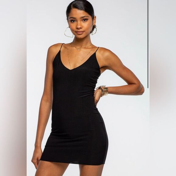 Dresses & Skirts - Better Be Womens Spaghetti Strap Basic Mini Dress Small